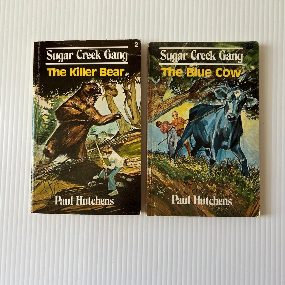 Sugar Creek Gang PB Chapter Books Hutchens Christian Fiction Mystery VTG Kids